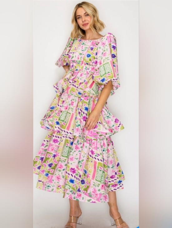 Dresses & Skirts - The Moxie Floral Faith Dress NWT XL-3X